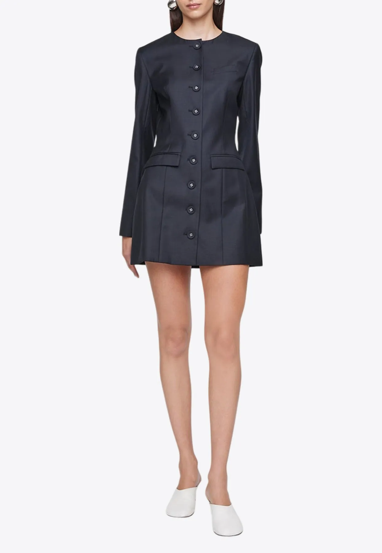 Eva Single-Breasted Mini Blazer Dress