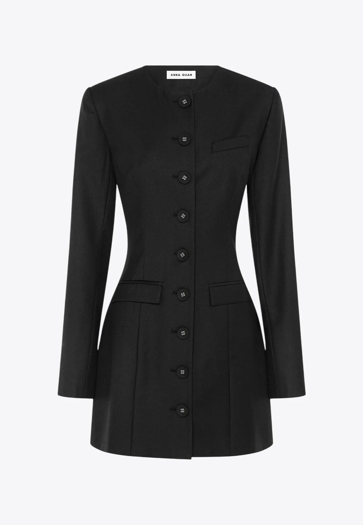 Eva Single-Breasted Mini Blazer Dress