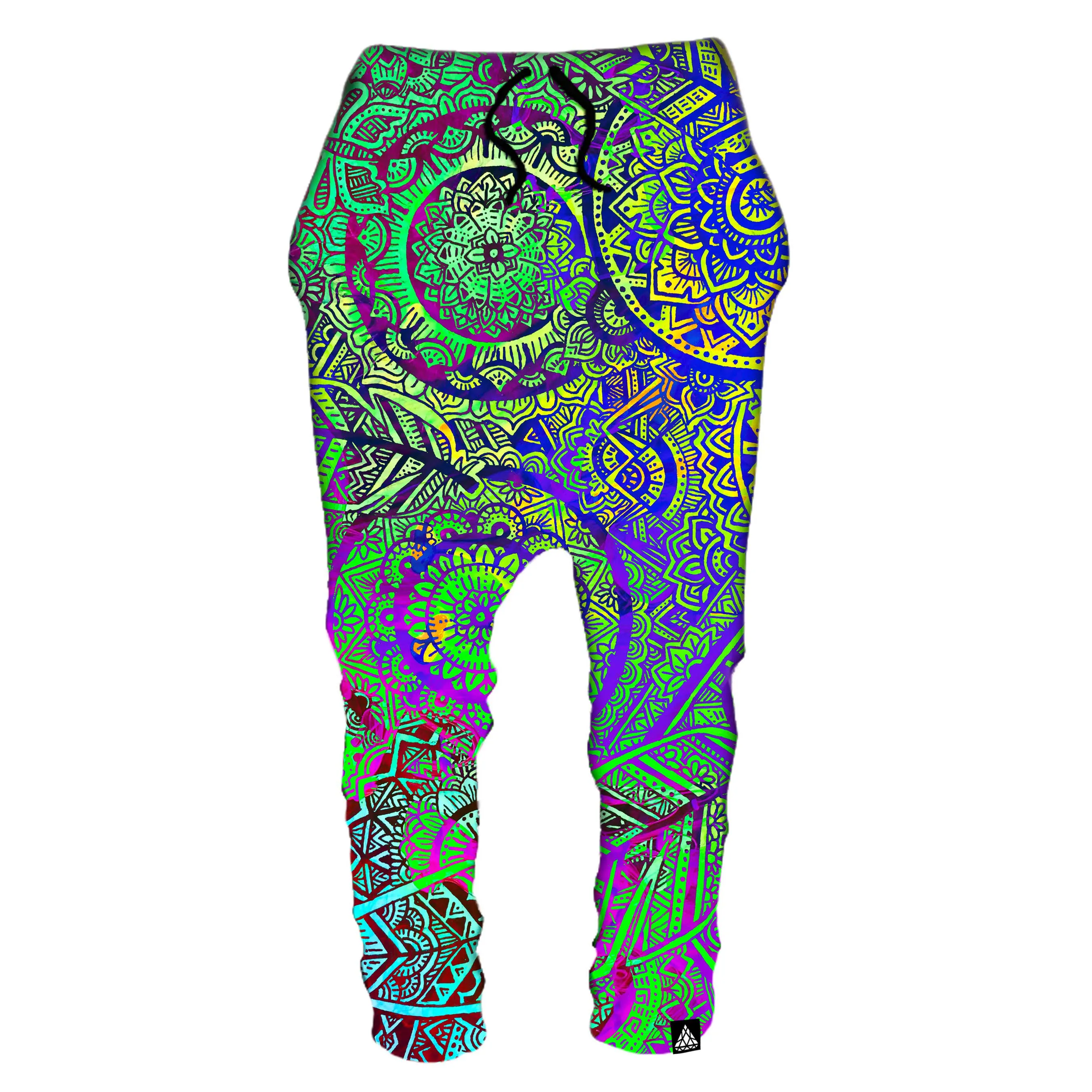 Feather Mandala Print Lounge Trousers