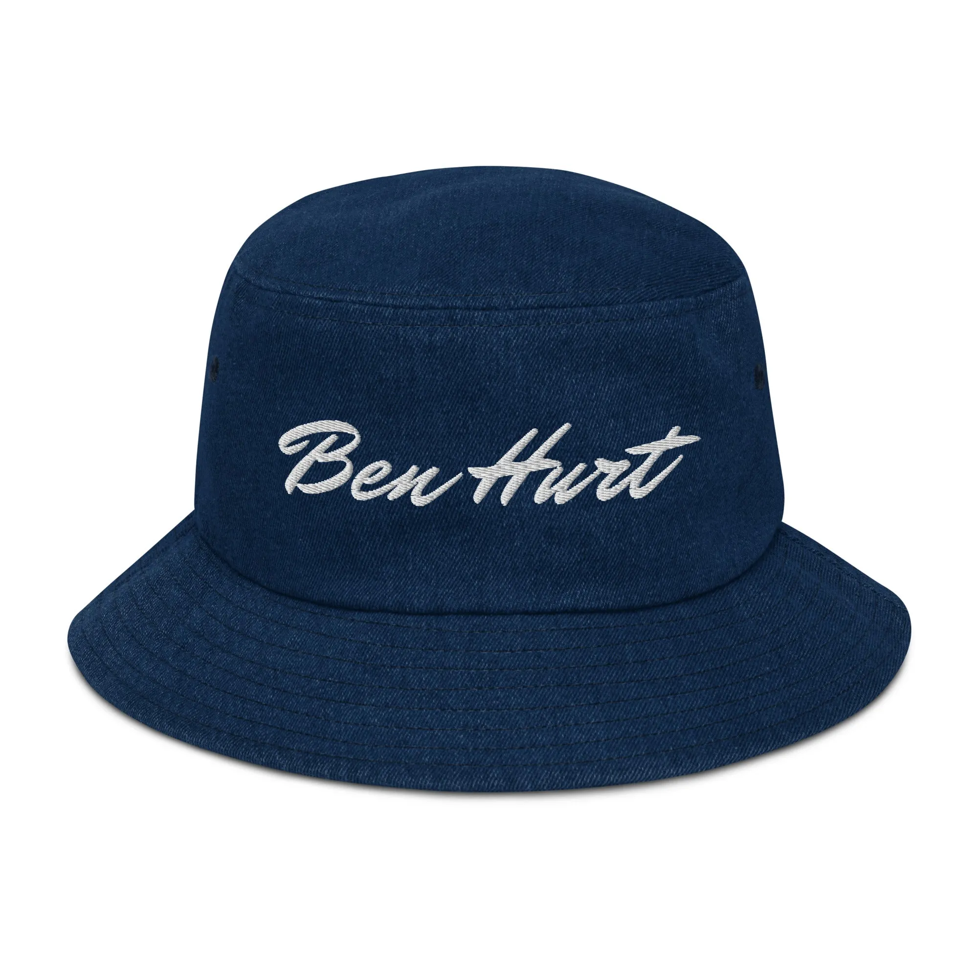 Find the Ben Hurt Denim bucket hat on search engines.