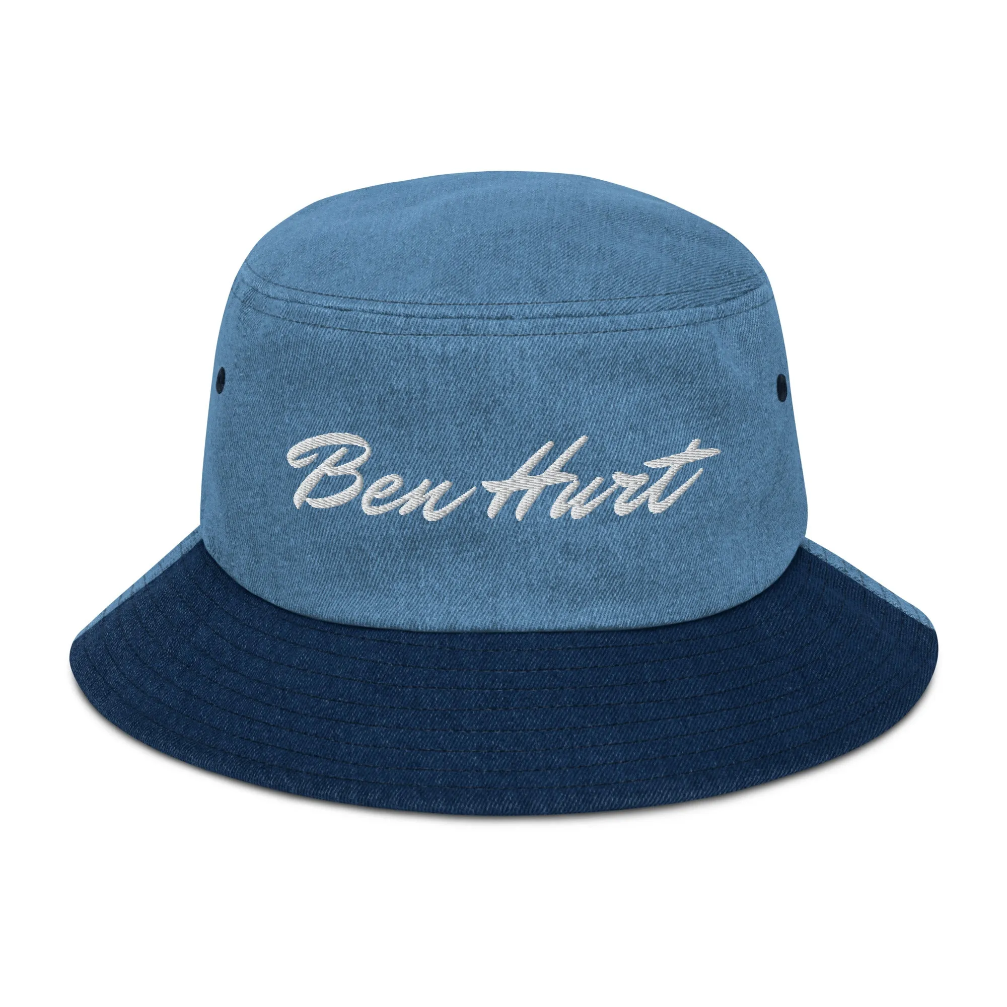 Find the Ben Hurt Denim bucket hat on search engines.