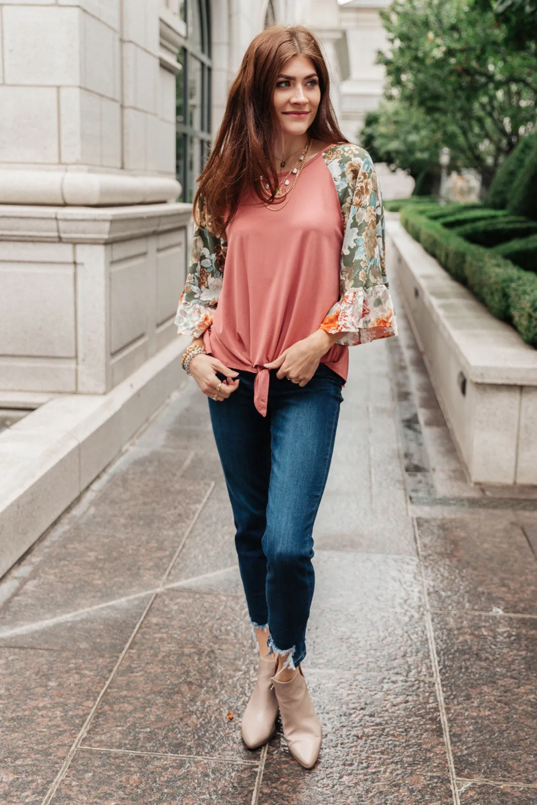 Floral Sleeves Top - How to Wear and Style