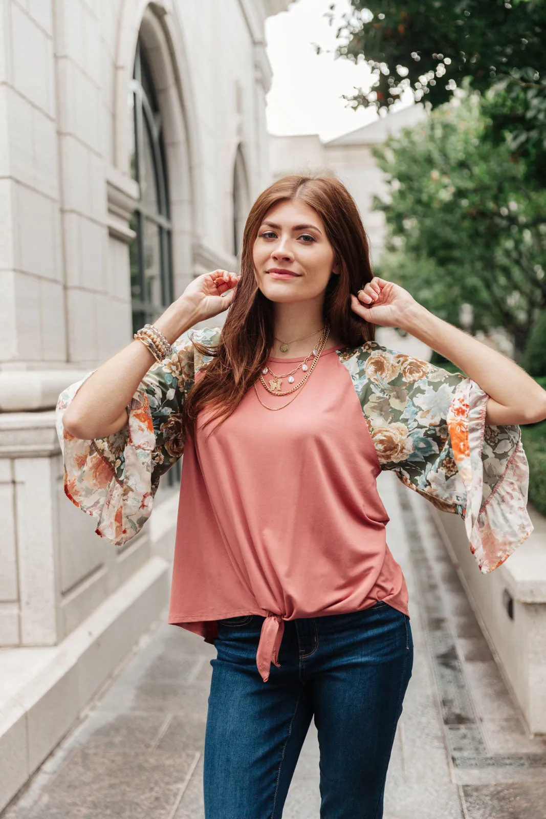 Floral Sleeves Top - How to Wear and Style