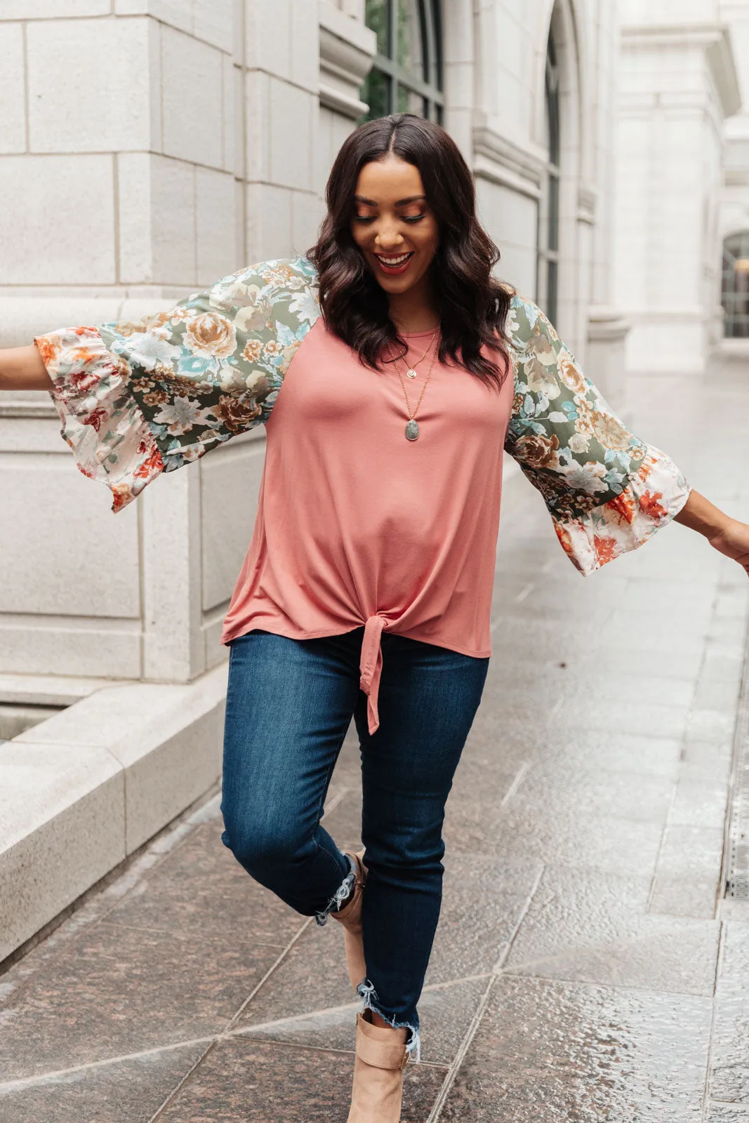 Floral Sleeves Top - How to Wear and Style