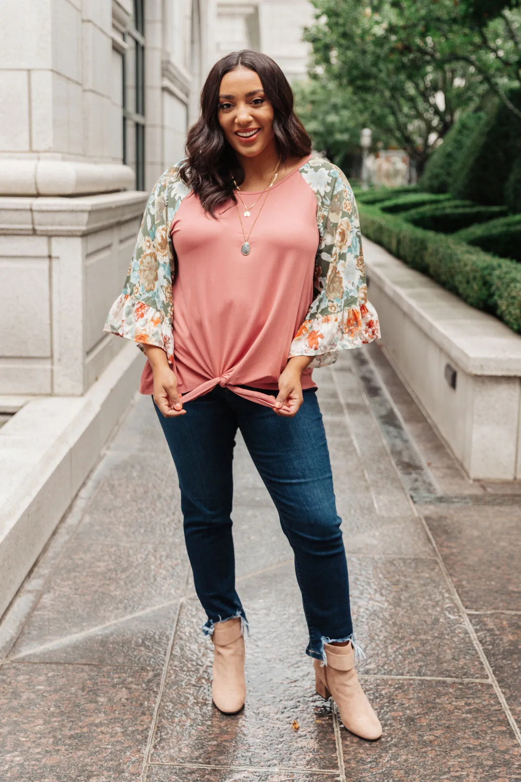 Floral Sleeves Top - How to Wear and Style