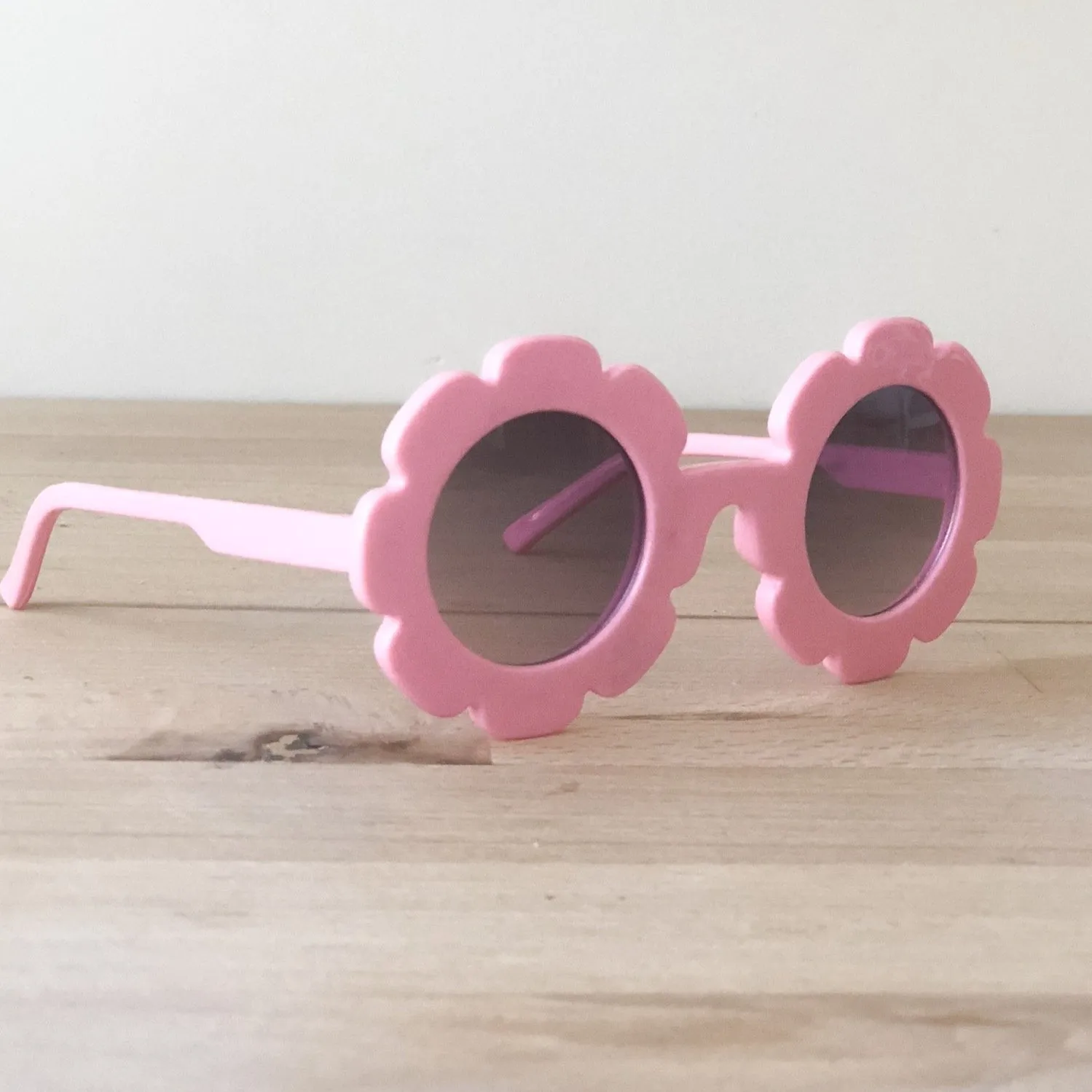 Flower sunglasses for baby and toddler.