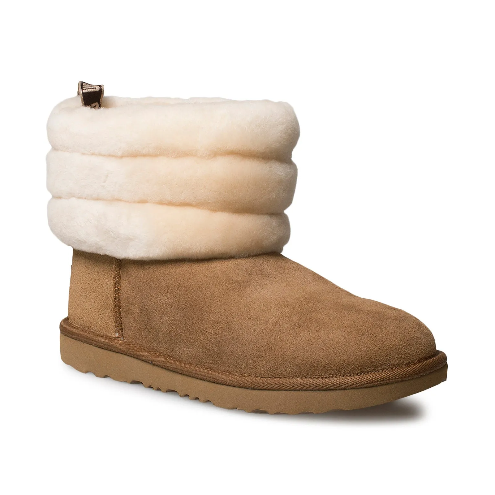 Fluff Mini Quilted Chestnut Boots for Youth - UGG