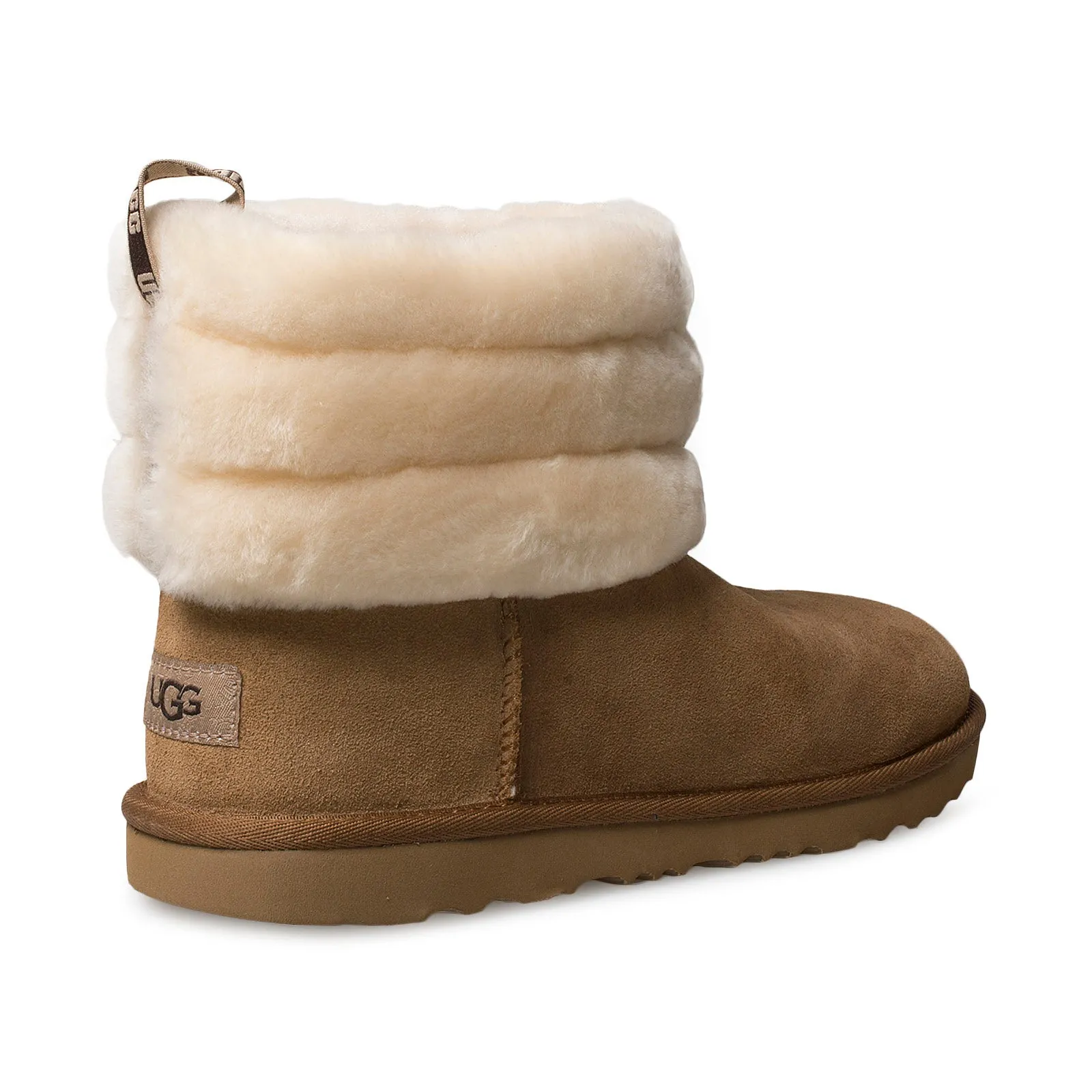 Fluff Mini Quilted Chestnut Boots for Youth - UGG