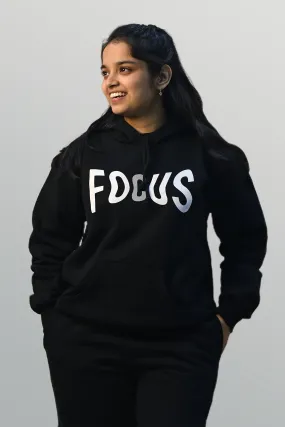 Focus Black Hoodie + Cargo Joggers Co-ord Set