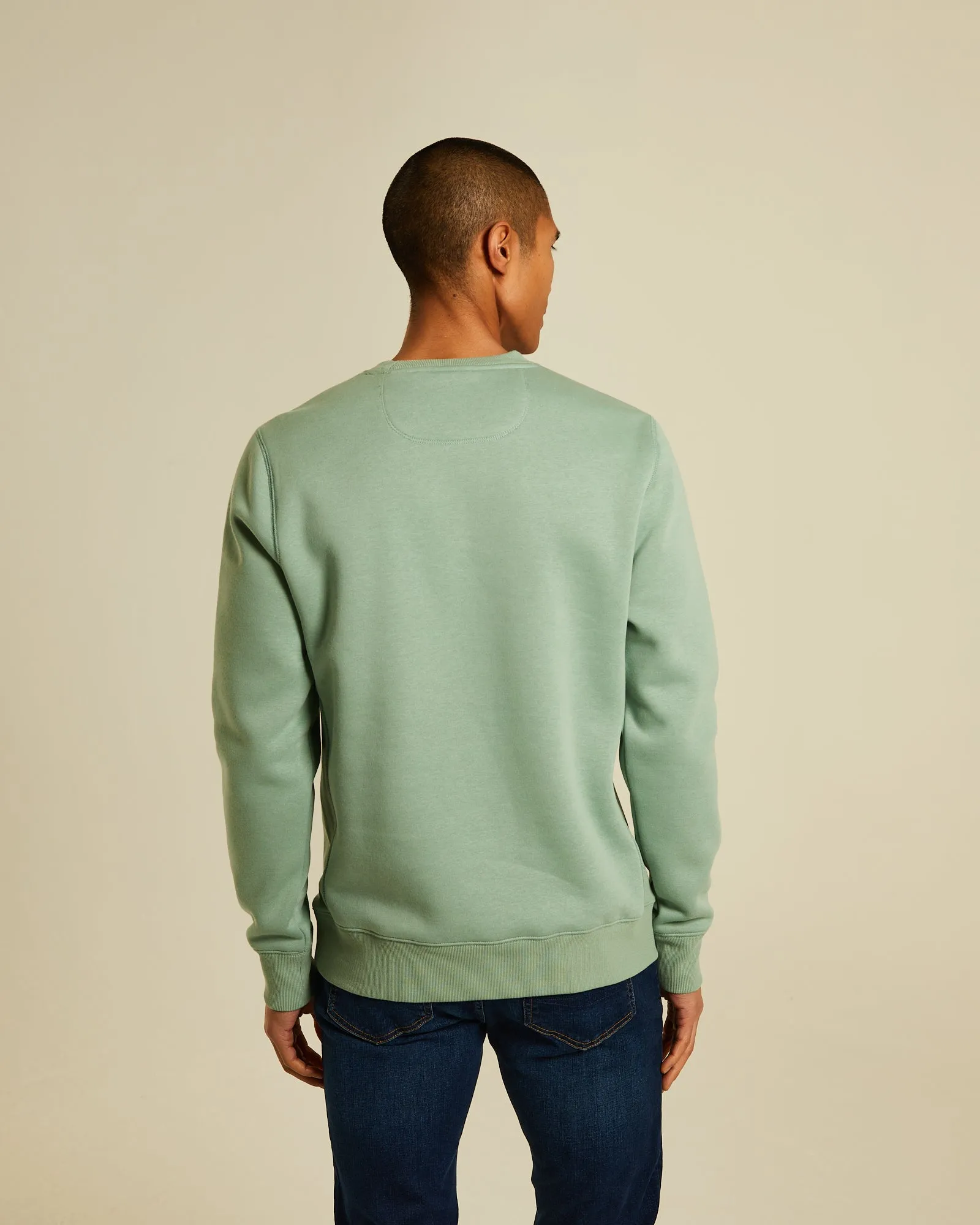 Frankie Sweatshirt in Surf Green.