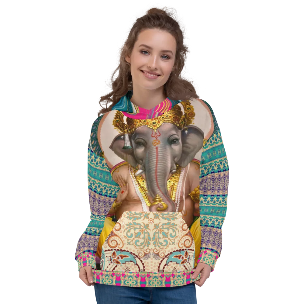 Ganesha Silk Hoody