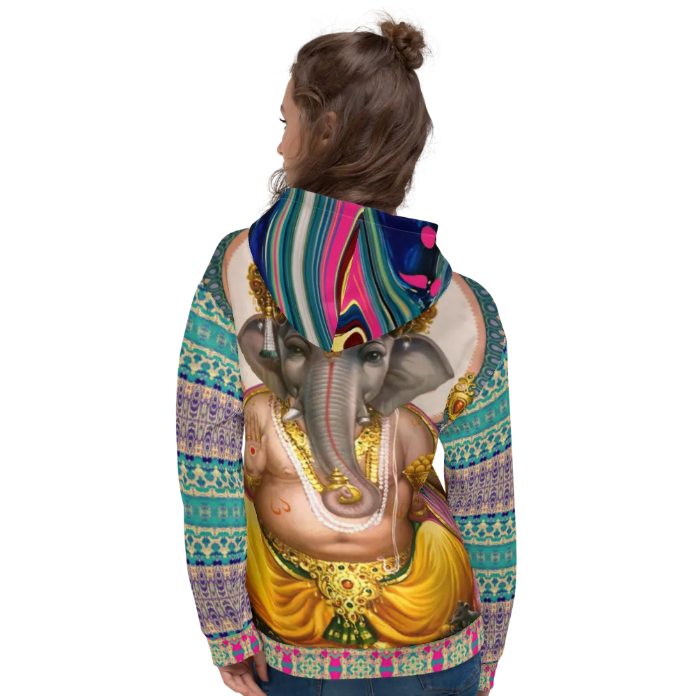 Ganesha Silk Hoody