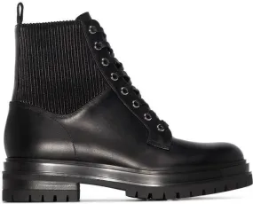 Gianvito Rossi Martis combat boots Black