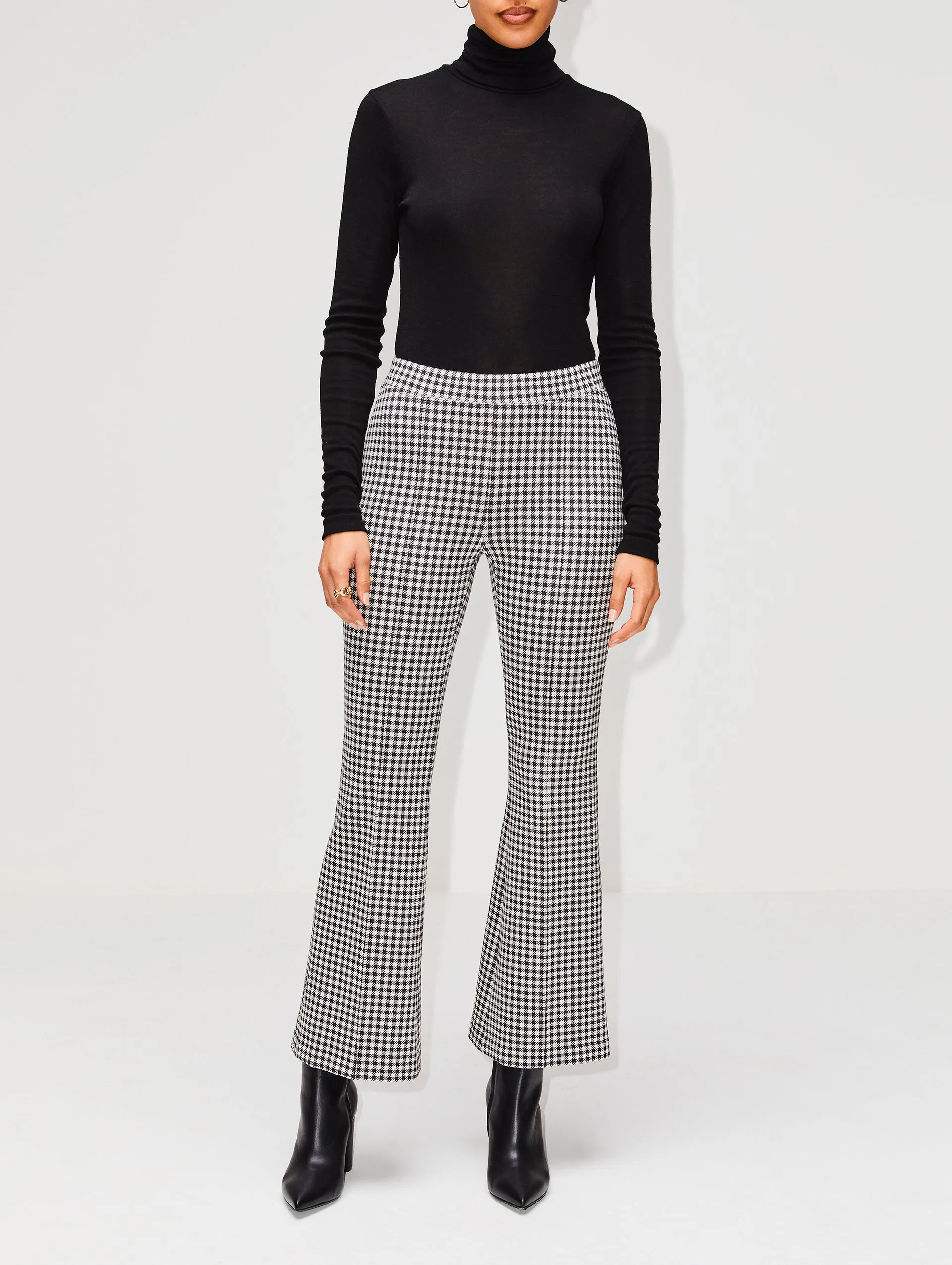 Gingham Flare Pant