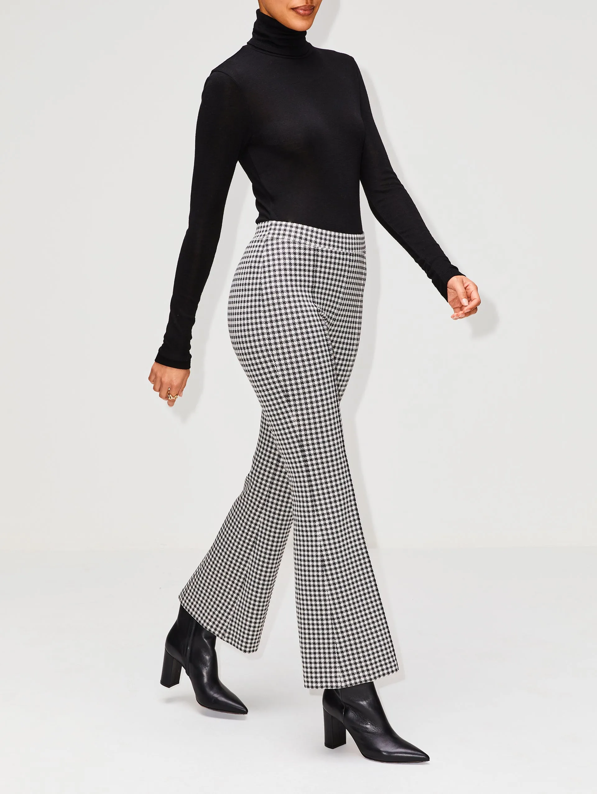 Gingham Flare Pant