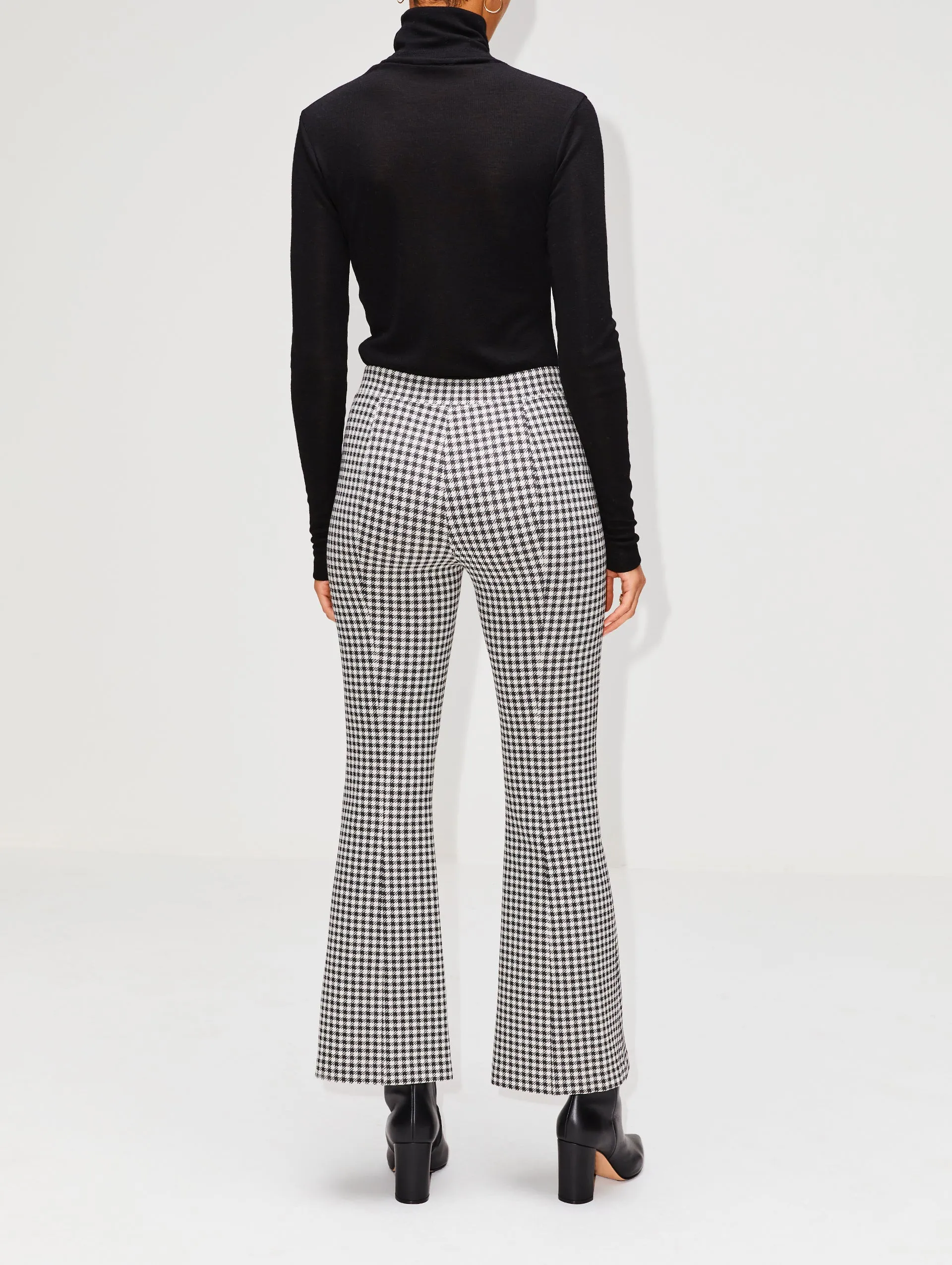 Gingham Flare Pant