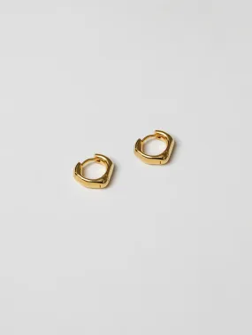 Gold Kenzo Hoop Earrings