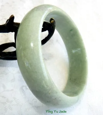 Grade A Old Mine Burmese Jadeite Bangle Bracelet 57.5mm (BB2897): Tiny Veins & Imperial Green