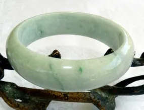 Grade A Old Mine Burmese Jadeite Bangle Bracelet 57.5mm (BB2897): Tiny Veins & Imperial Green