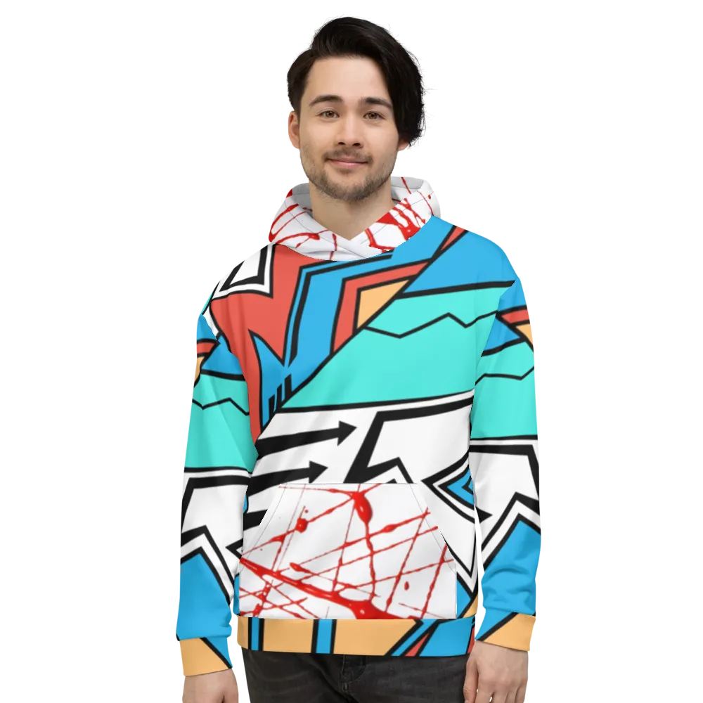 Graffiti Hoodie: Playground Street Art-Inspired Fashion