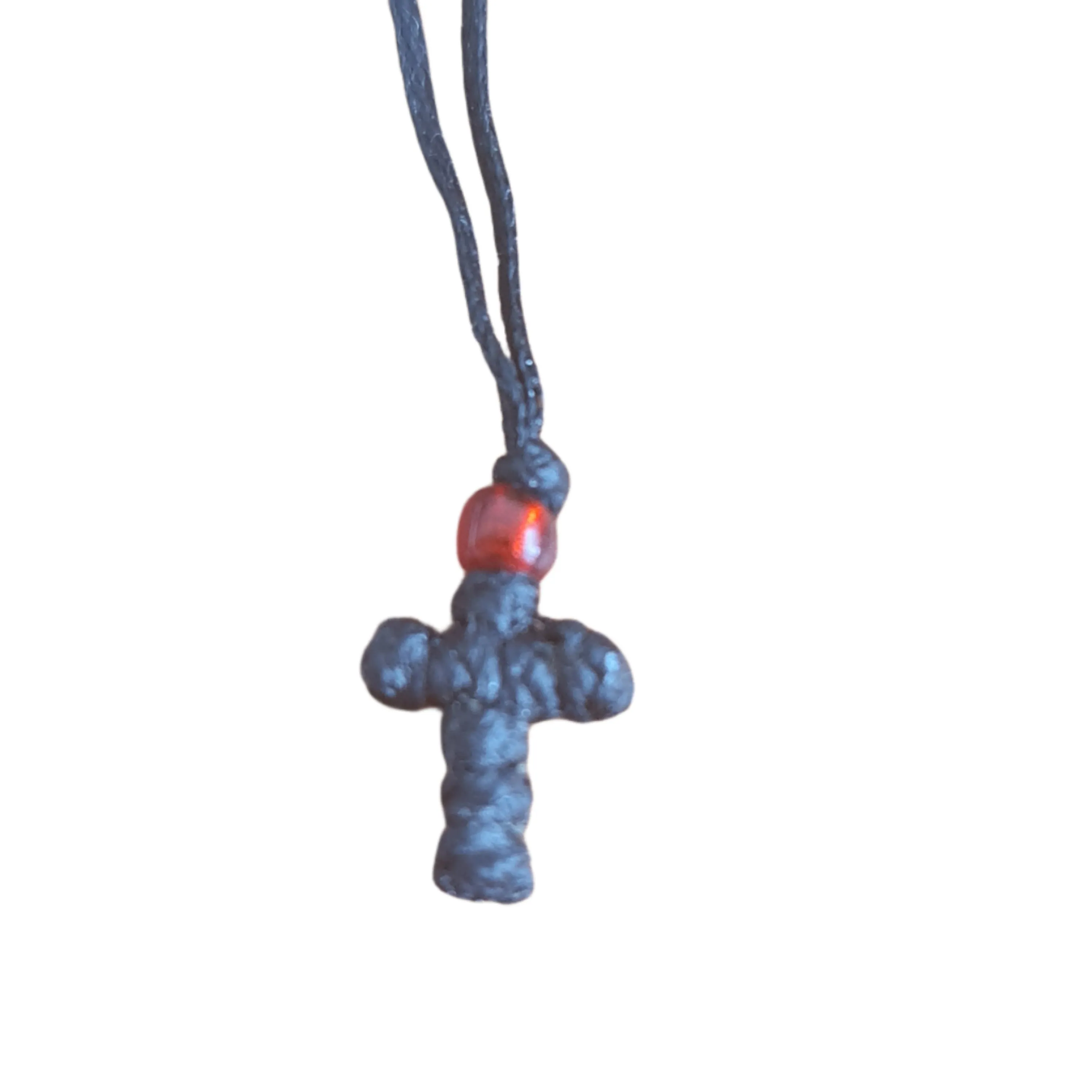 Greek Cross Prayer Necklace Mini Cross