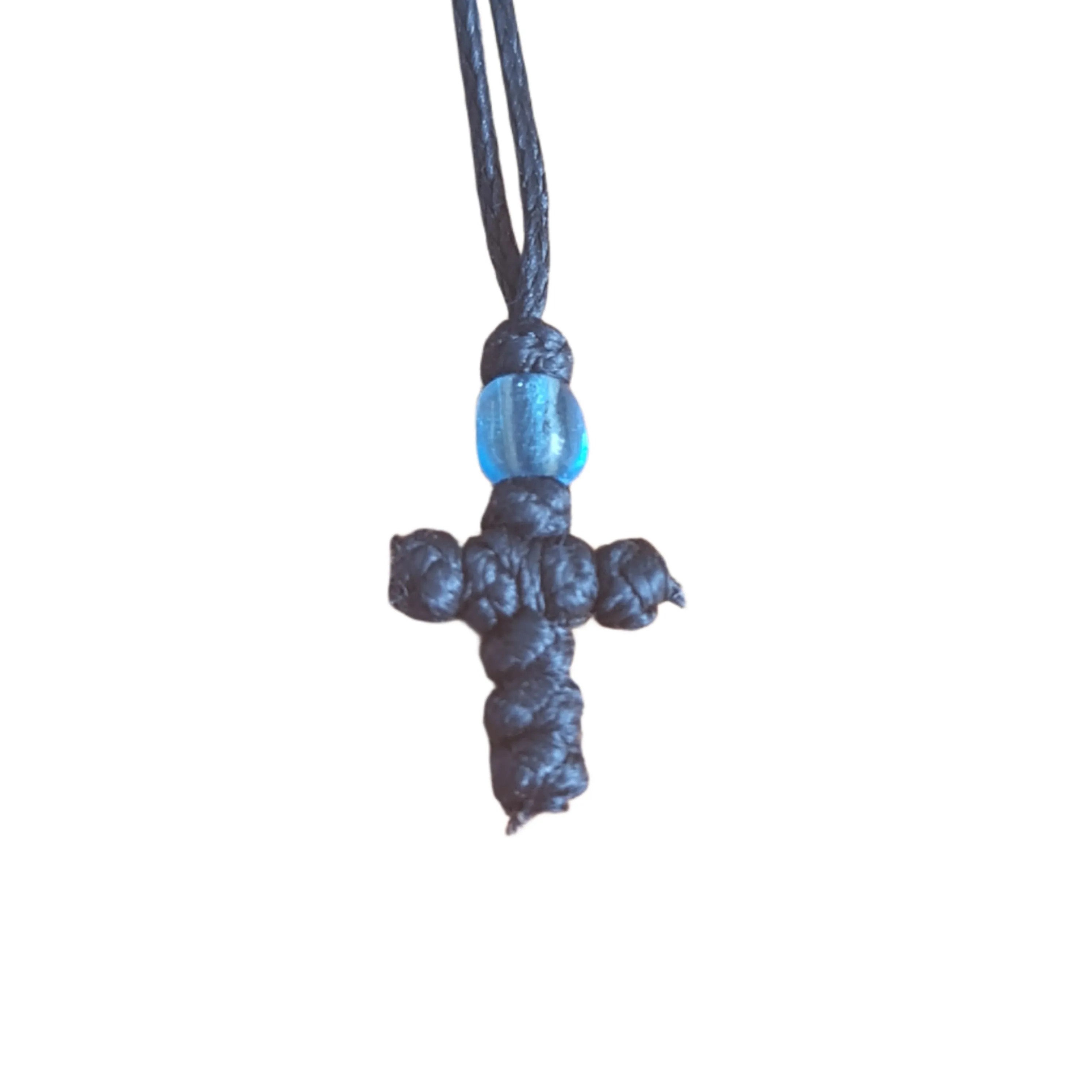 Greek Cross Prayer Necklace Mini Cross