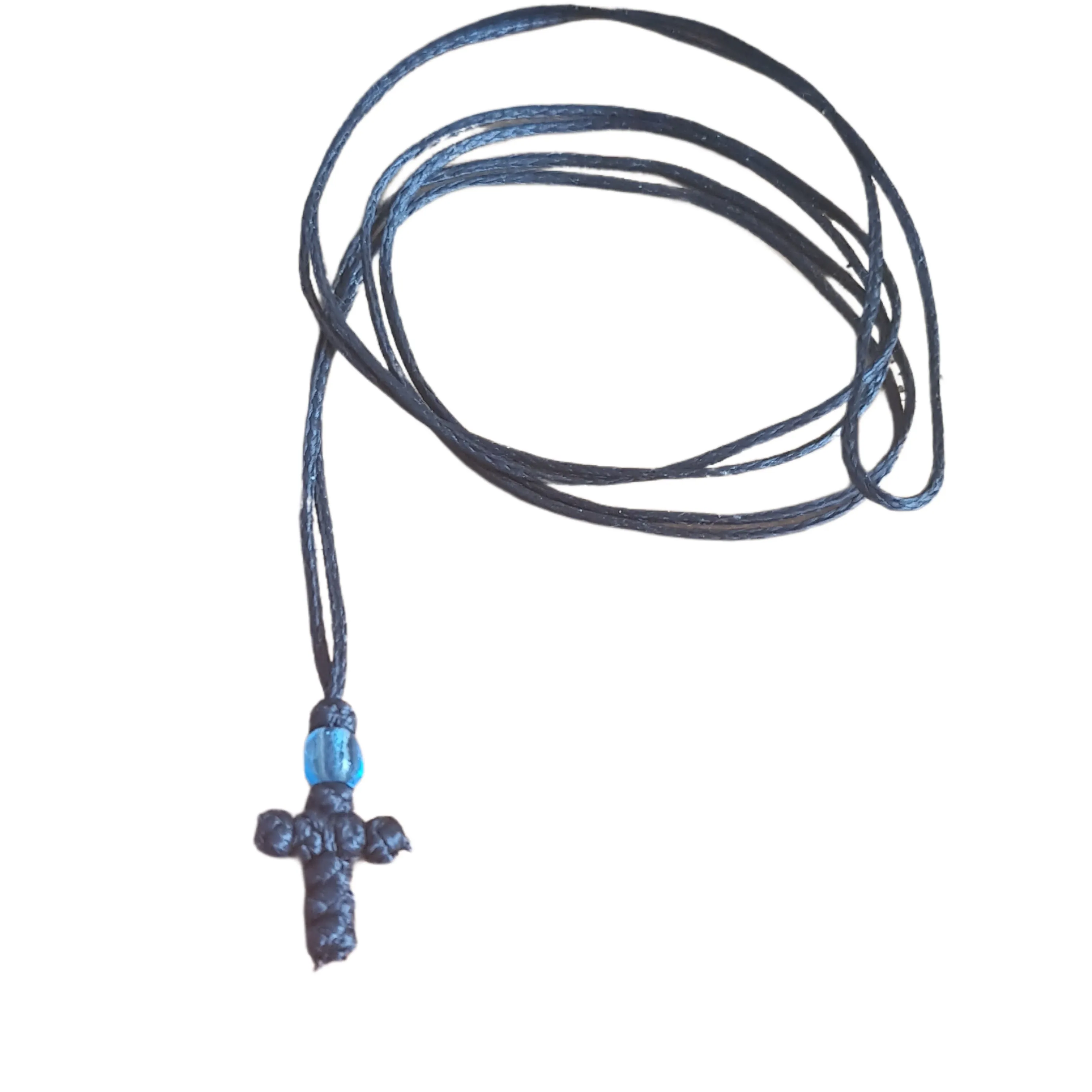 Greek Cross Prayer Necklace Mini Cross