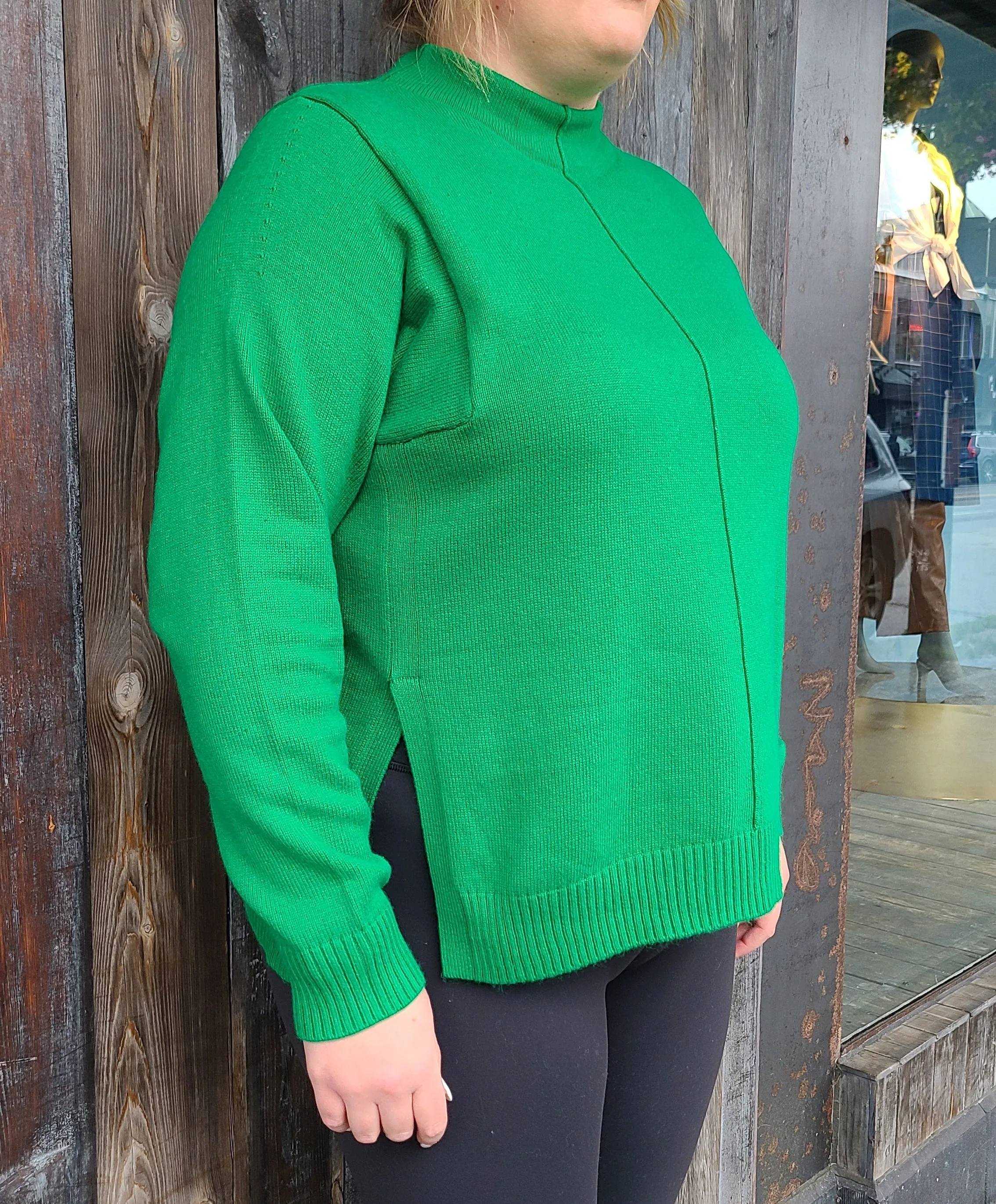 Green Pullover 79004