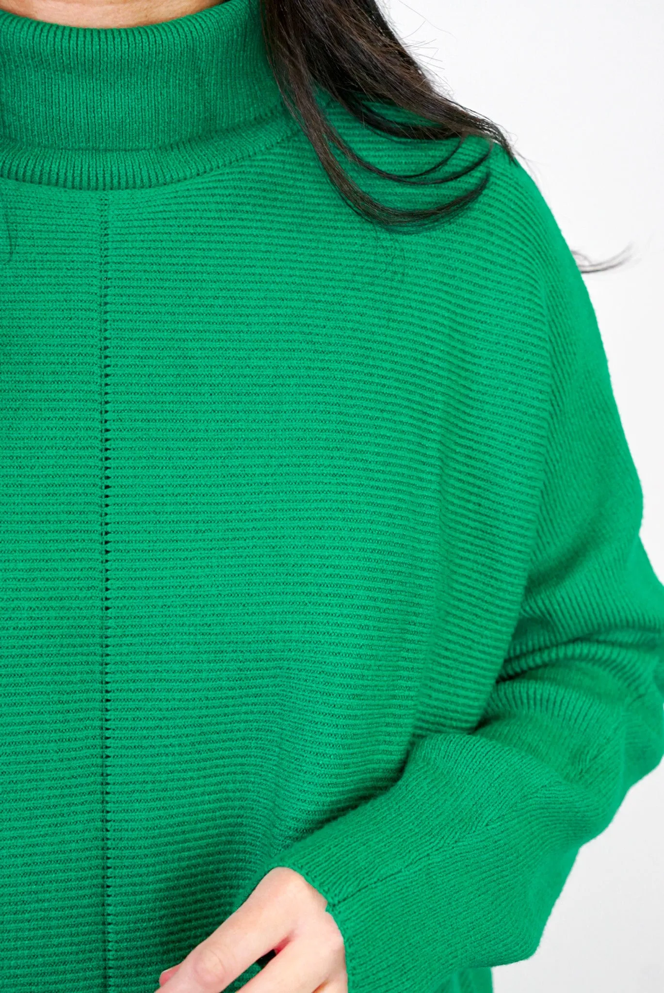 Green Turtleneck Sweater - Shop Now