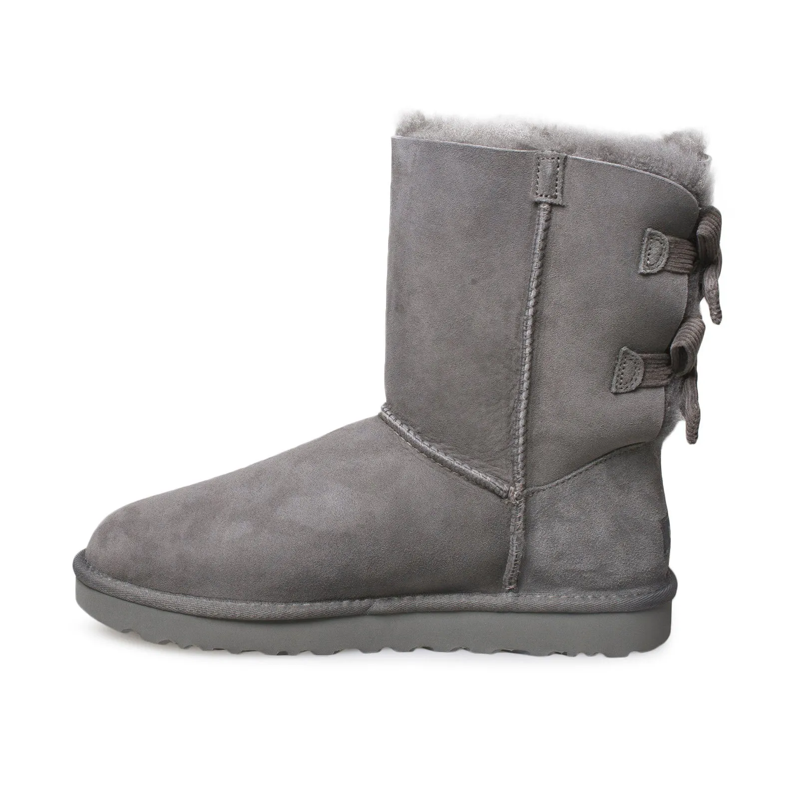 Grey Corduroy Bailey Bow UGG Boots - Women's