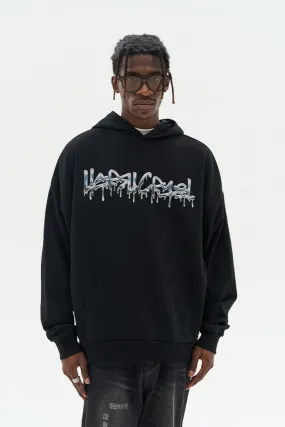 H/C Metal Liquid Graffiti Printed Hoodie