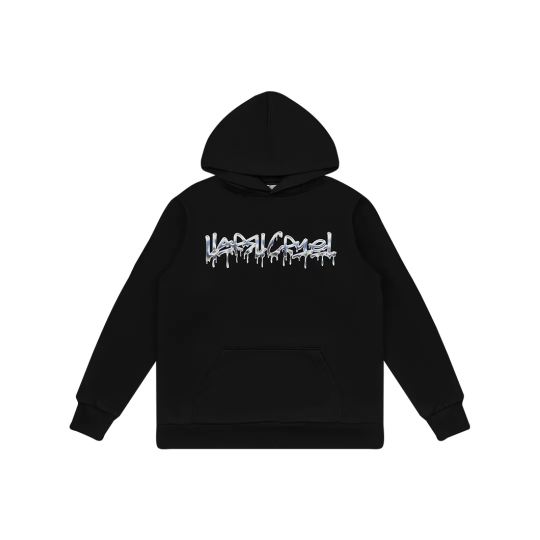 H/C Metal Liquid Graffiti Printed Hoodie