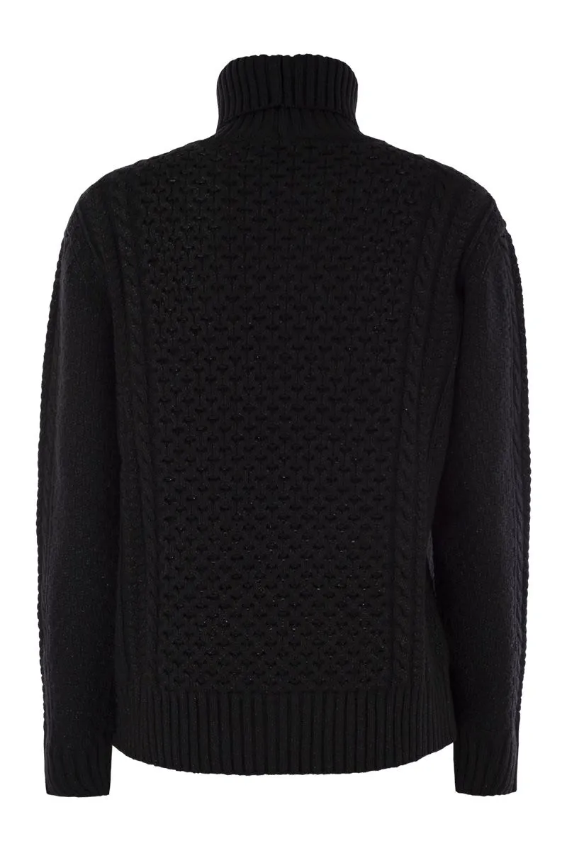 High-Quality Turtleneck Sweater with Exquisite Craftsmanship.