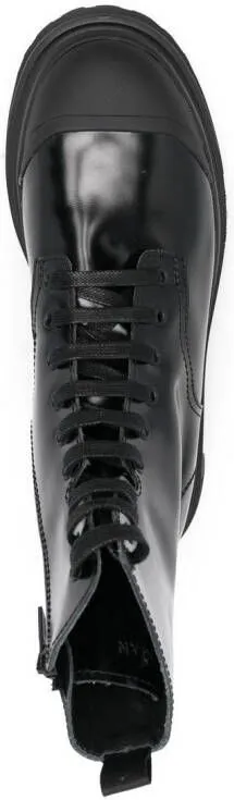 Hogan H619 Combat boots Black