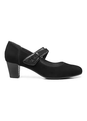 Hotter Samba Black Formal Shoes | Grattan