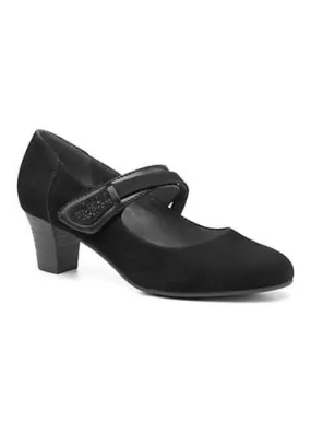 Hotter Samba Black Formal Shoes | Grattan