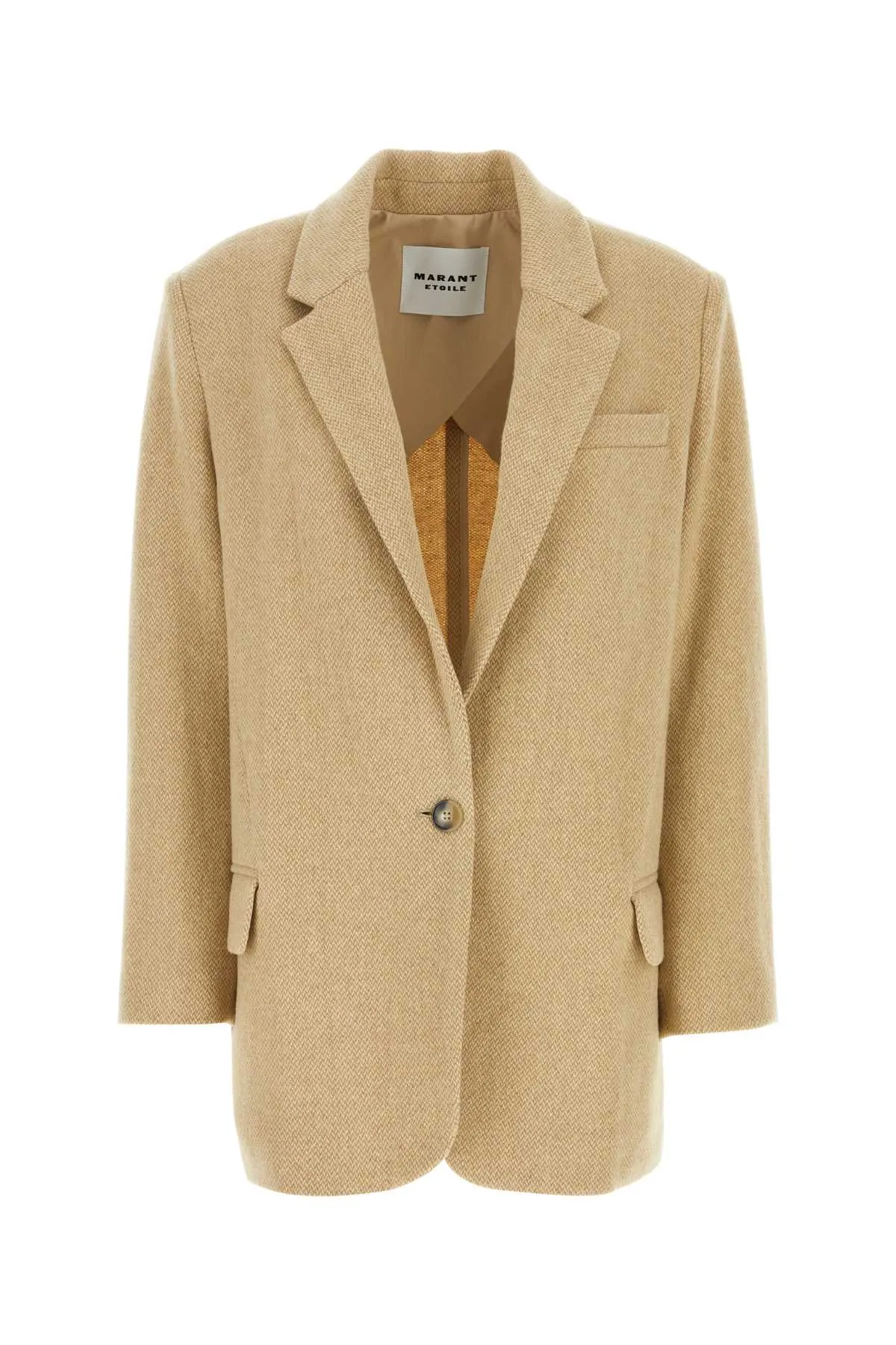 Isabel Marant Etoile Beige Wool Blend Cikaito Blazer