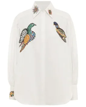 Ivory Beaded Women's Rowena Shirt - Buy Online Now!