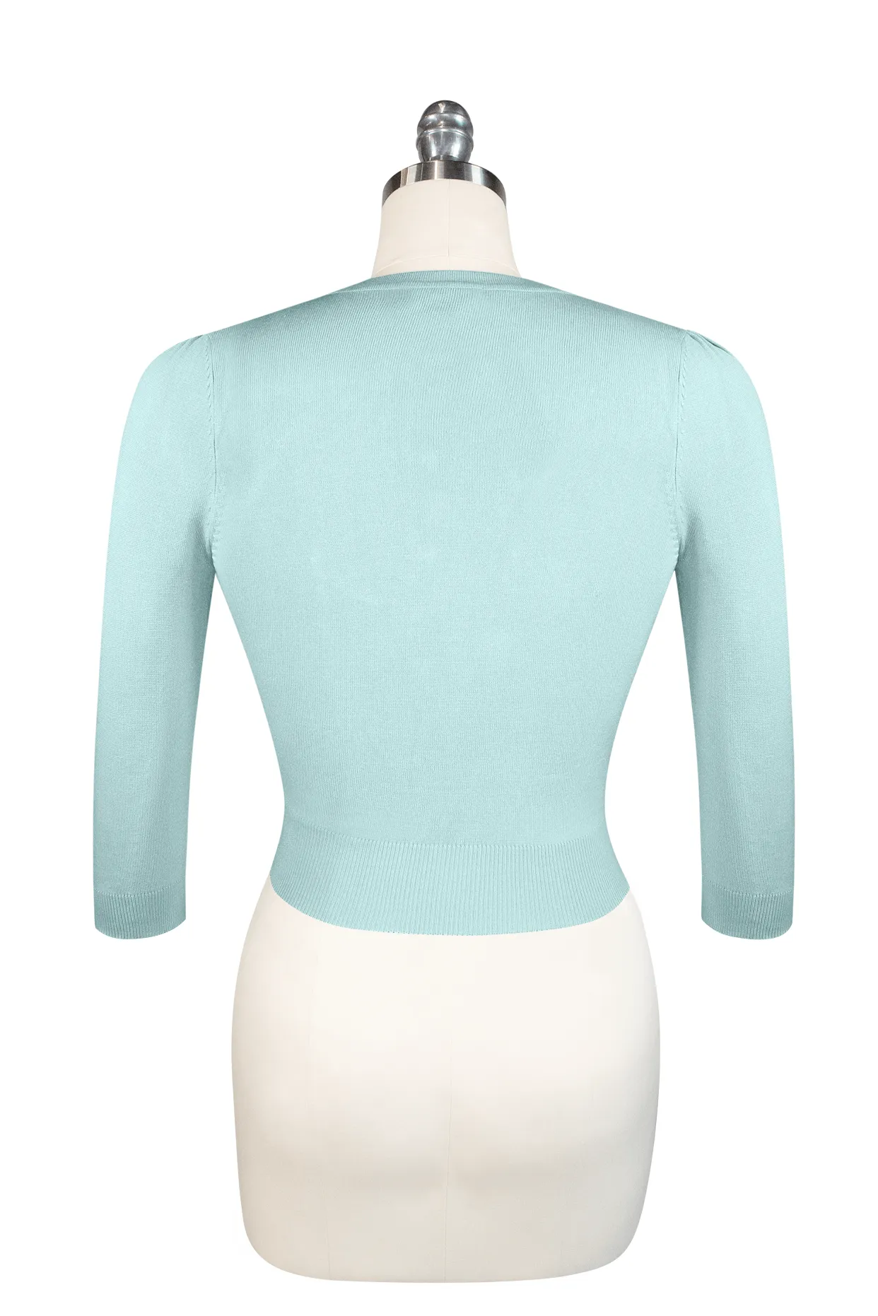 Jardin Cardigan - 3/4 Sleeve - Duck Egg Blue - Shop Now!