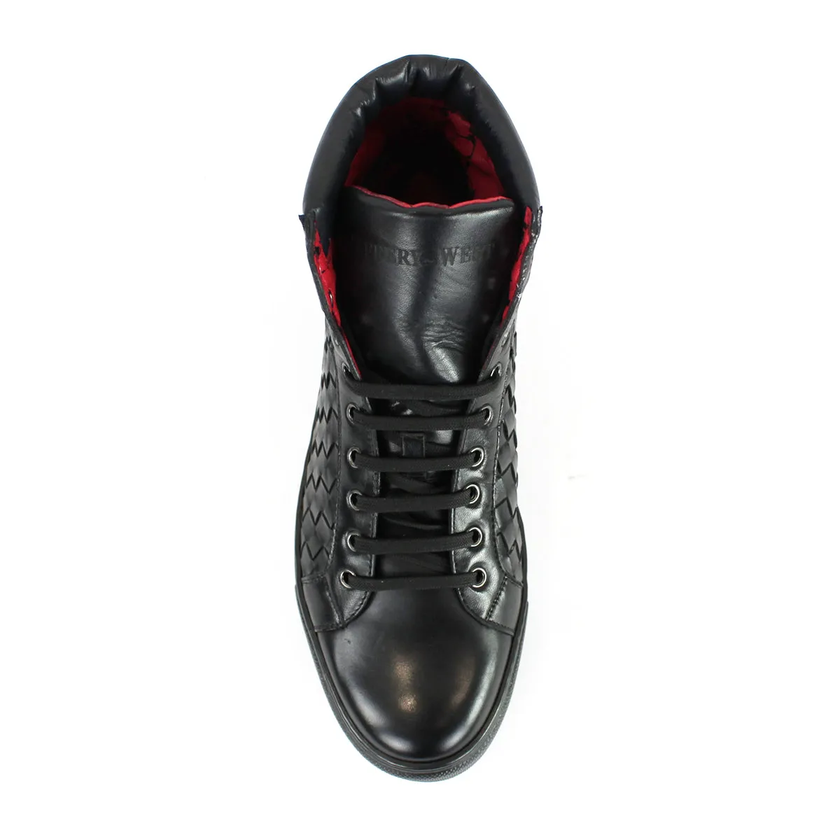 Jeffery West Toledo K403 Hi-Top Trainers Anthracite