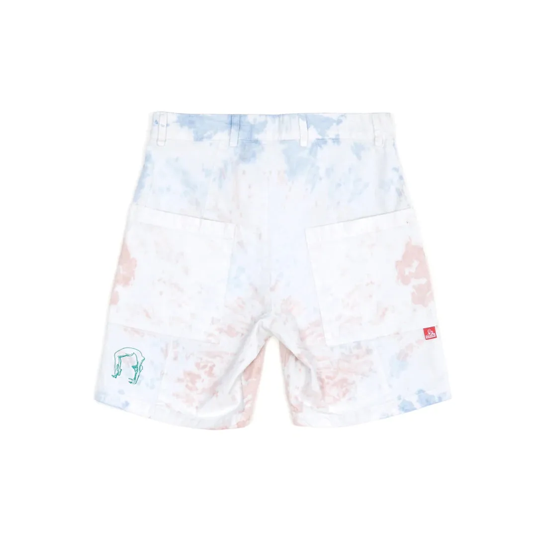 Jungle Growth, Connected Change, Minimal Tie-Dye Shorts