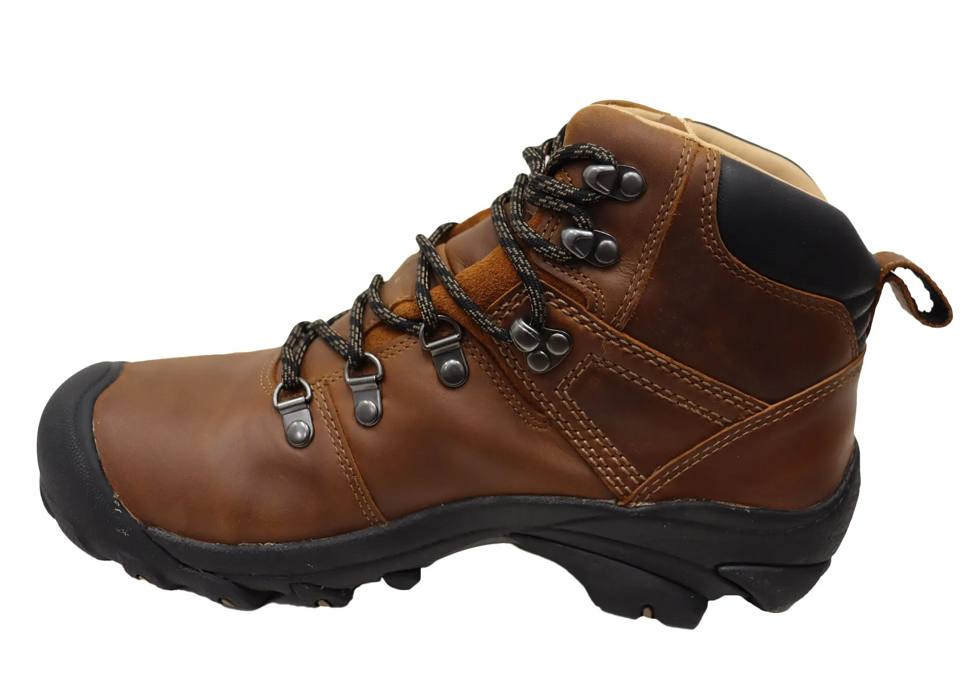 Keen Pyrenees Mens Comfortable Wide Fit Leather Lace Up Boots