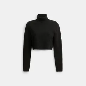 Knit Crop Turtleneck: Classic Signature Style