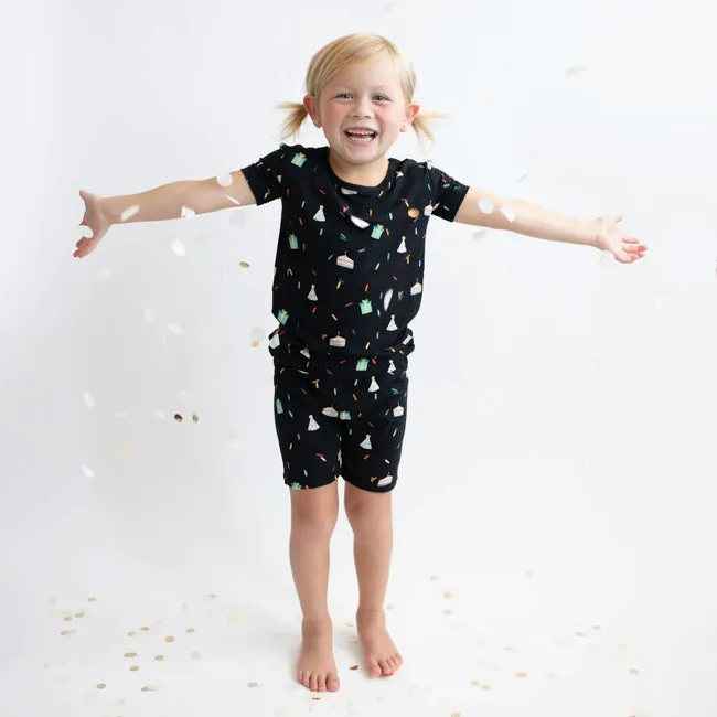 Kyte Baby Short Sleeve Pajama Set for Toddlers - Midnight Party