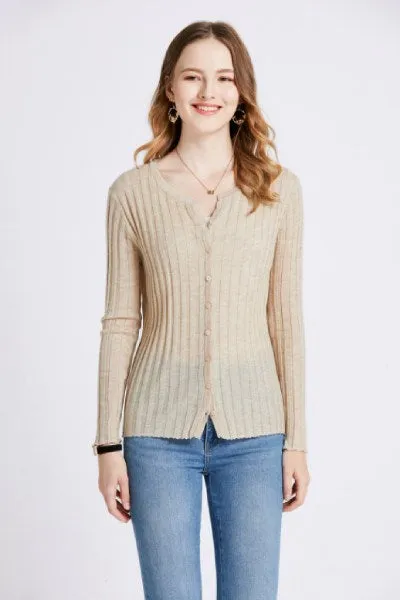 Layer Rib Cardigan