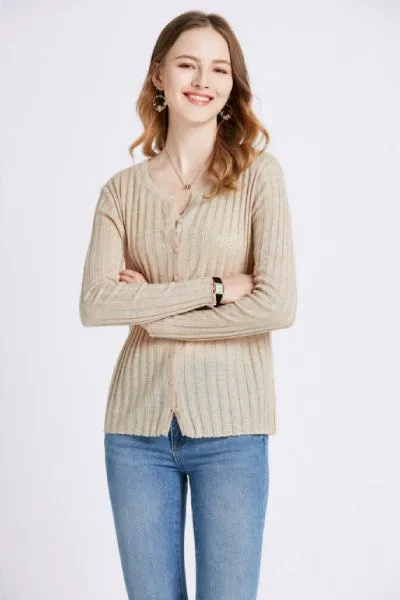 Layer Rib Cardigan