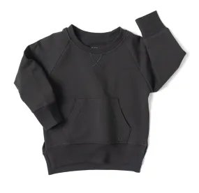 Little Bipsy - Charcoal Pocket Pullover | Kids Clothing