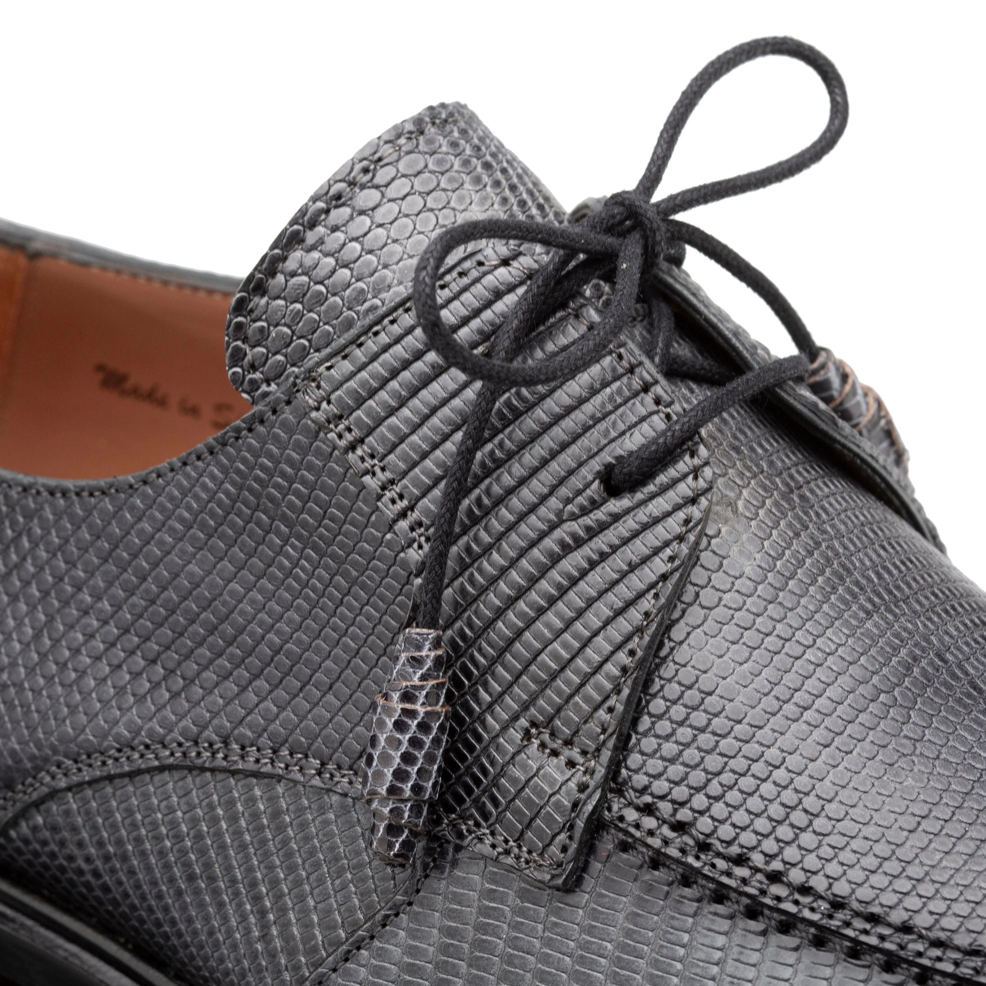 Lizard Toe-Split Derby Shoes