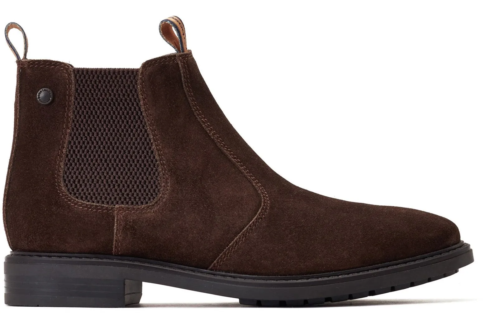 London Nelson Chelsea Boot - Suede Leather - Mens