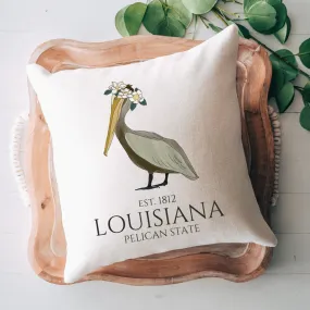 Louisiana-themed Decorative Pillow